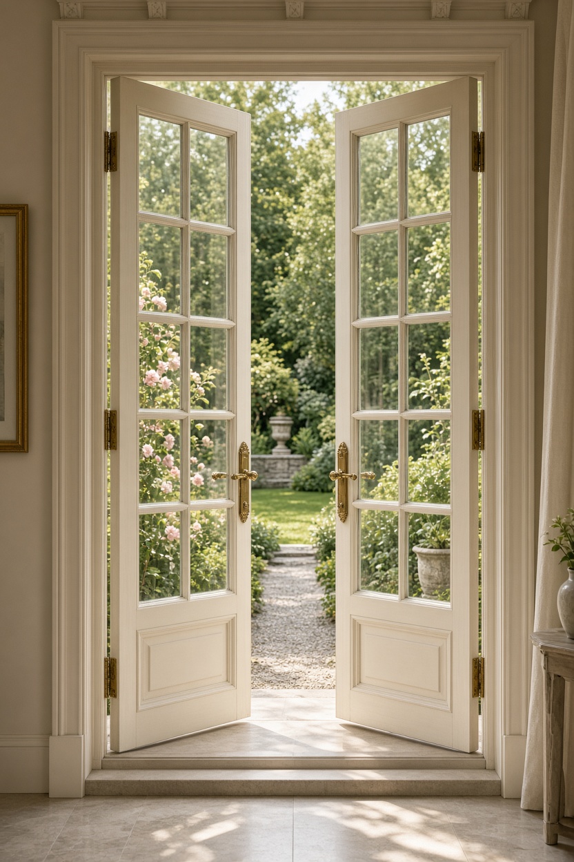 Elegant French patio doors