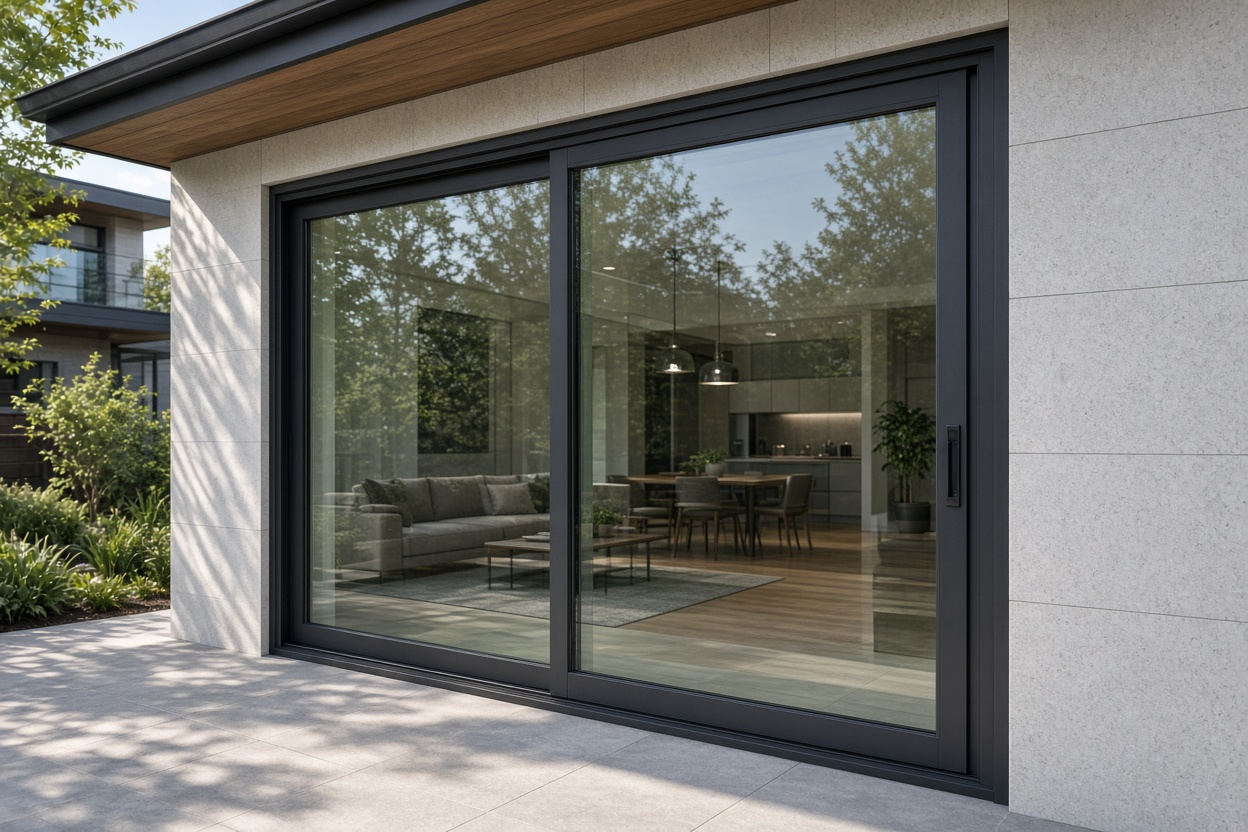 Patio door home exterior